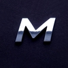 3D Chromebuchstaben M 26mm