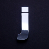 chrome letter j