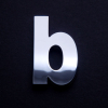 chrome letter b