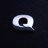 chrome letter Q (3cm)