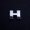 chrome letter H (3cm)