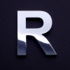 chrome letter R