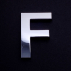 chrome letter F
