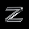 chrome letter Z 26mm (angular)