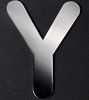 stainless steel letter "Y"