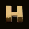 Gold letter H (3cm)