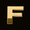 Gold letter F (3cm)