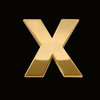 Gold letter X (3cm)