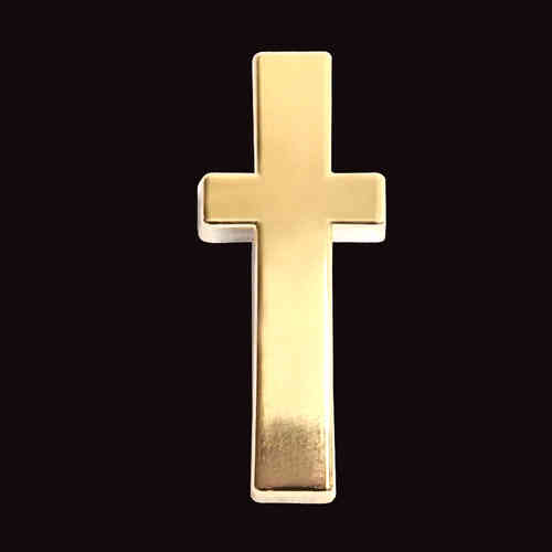 Gold Zeichen - Kreuz 30mm