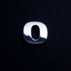 chrome letter O (20mm)